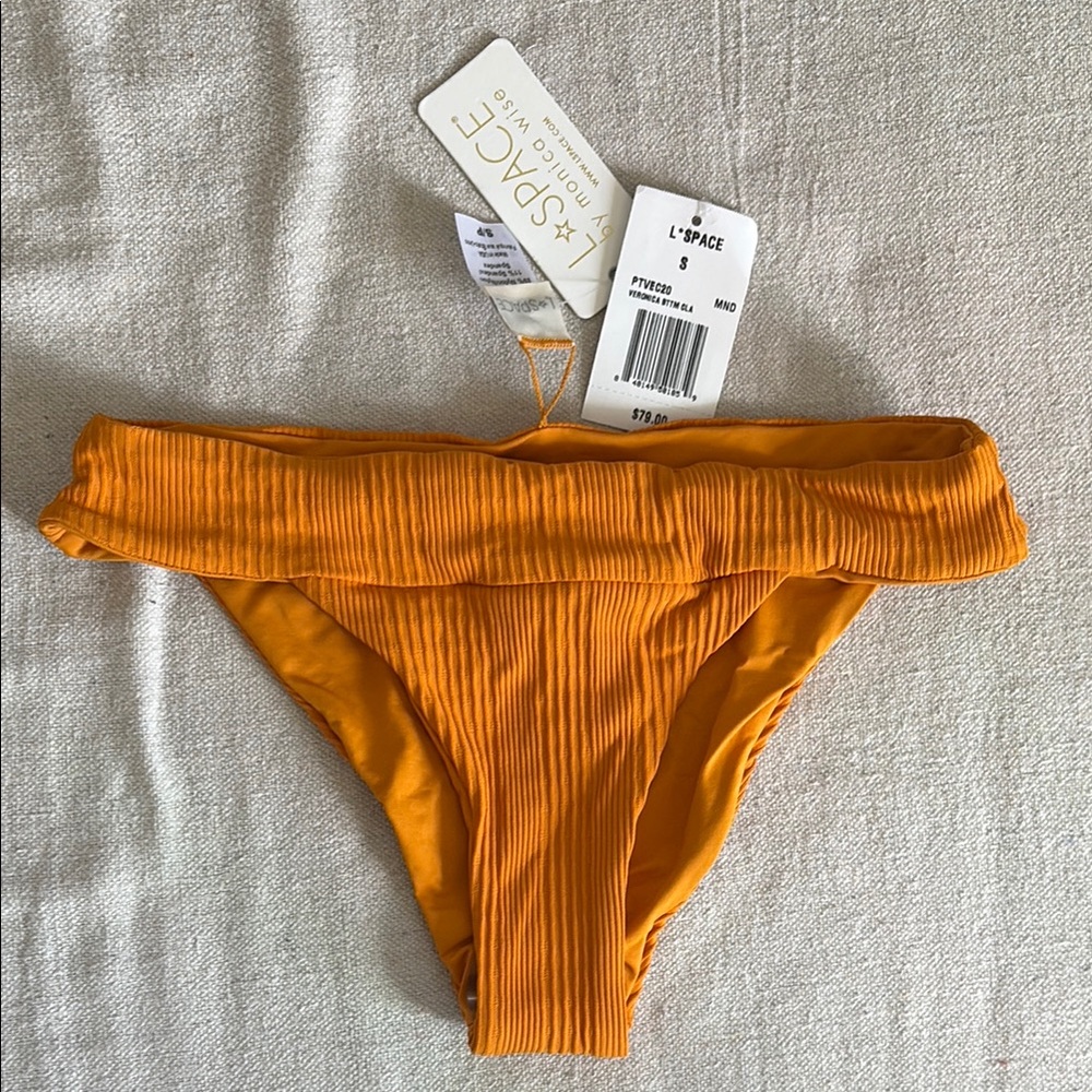L*Space Orange Bikini Bottom